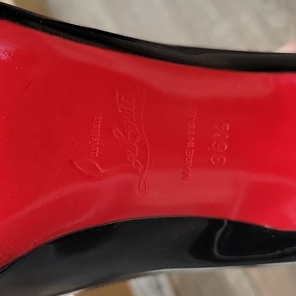 Christian Louboutin Black Patent Heels - Picture 5 of 8